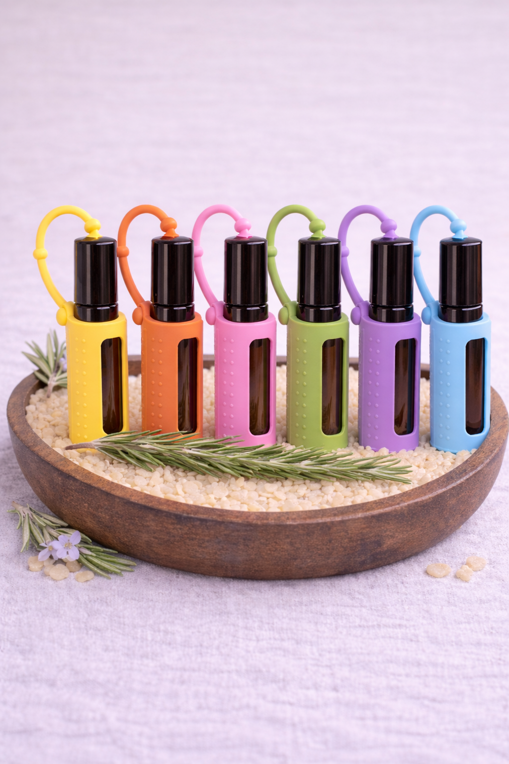 Silicone Essential Oil Roller Bottle Sleeve / Holder